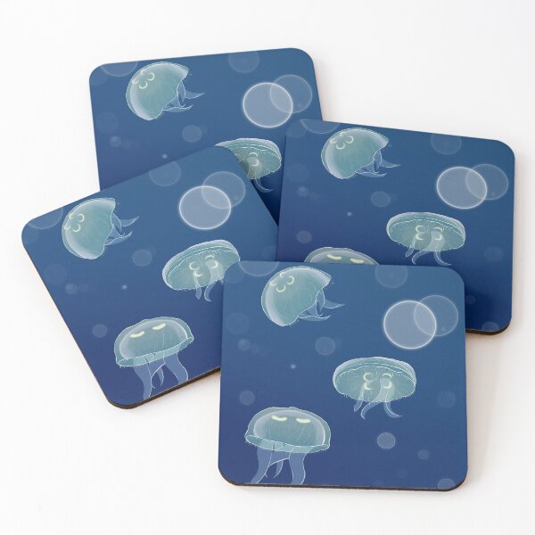 Item preview, Moon Jellies Among the Bubbles designed and sold by Bee-thany.