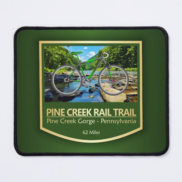 Item preview, Pine Creek Rail Trail (bike2) designed and sold by curranmorgan.