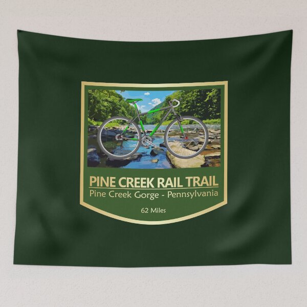Item preview, Pine Creek Rail Trail (bike2) designed and sold by curranmorgan.