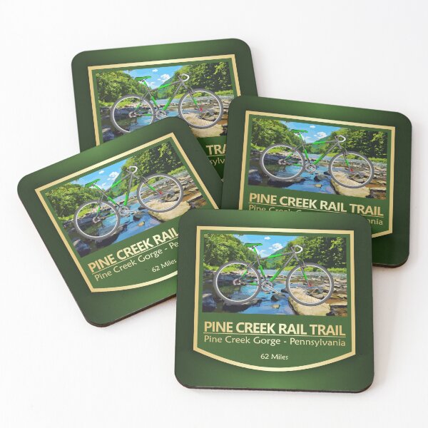Item preview, Pine Creek Rail Trail (bike2) designed and sold by curranmorgan.