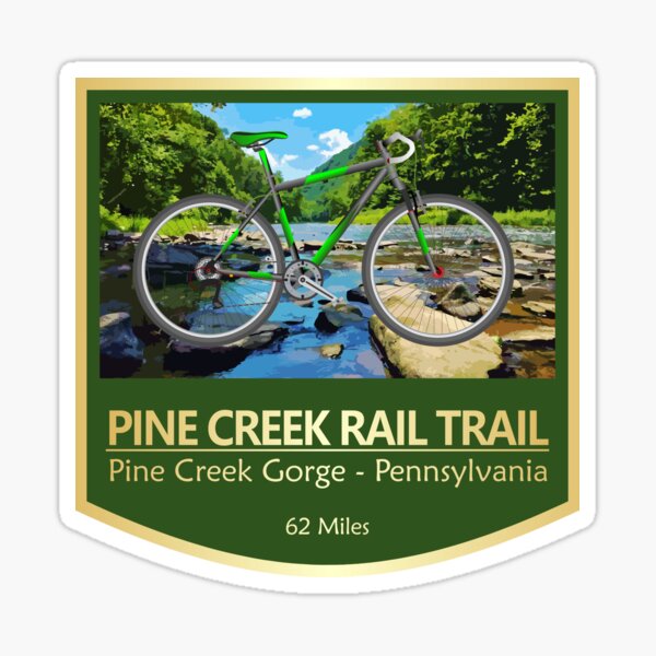 Item preview, Pine Creek Rail Trail (bike2) designed and sold by curranmorgan.