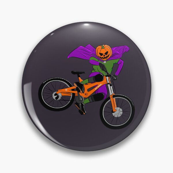 Item preview, Halloween Jack O Lantern Mountainbike Tailwhip designed and sold by RabeDesigns.