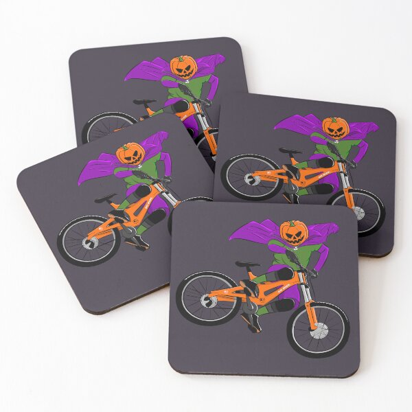 Item preview, Halloween Jack O Lantern Mountainbike Tailwhip designed and sold by RabeDesigns.
