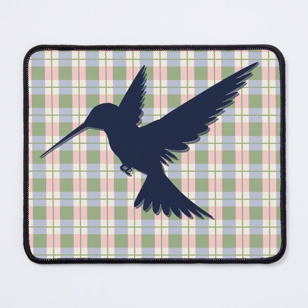 Item preview, Hummingbird on Plaid Background designed and sold by Jessi-Sketches.
