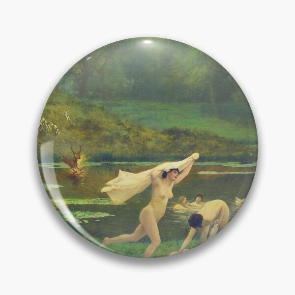 Item preview, Jean-Leon Gerome Diana and Actaeon (Diana Surprised in Her Bath) designed and sold by TeeARTHY.