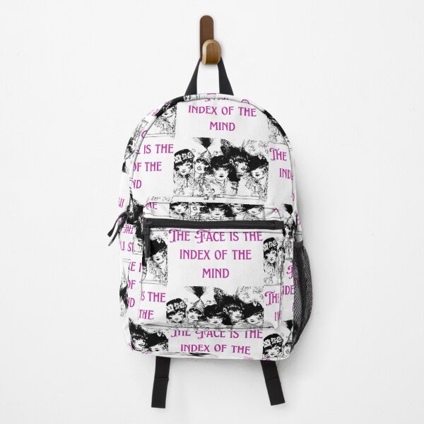 Item preview, The Face is the Index of the Mind - Lifes Inspirational Quotes designed and sold by MikeMargolisArt.