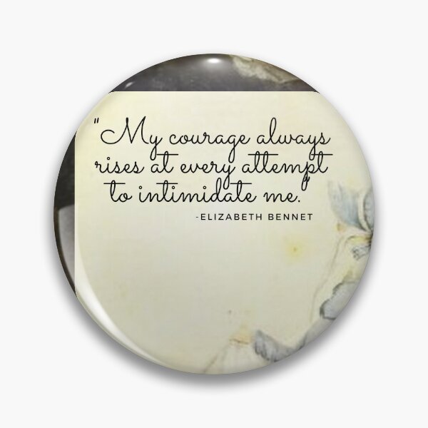 Item preview, Jane Austen | Pride and Prejudice | Elizabeth Bennet Quote designed and sold by WordsToArt.
