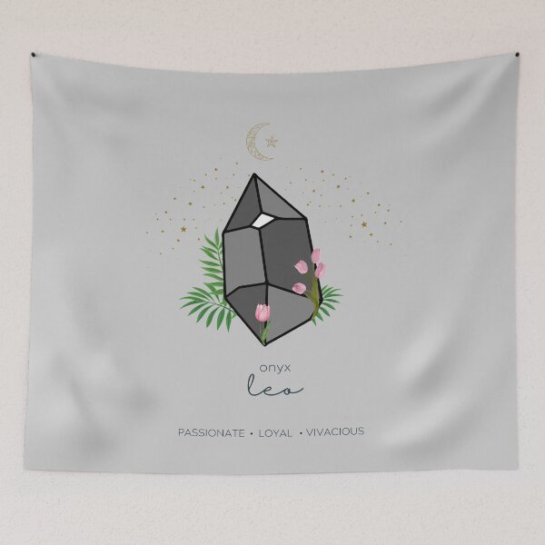 Item preview, Leo Onyx Zodiac Gemstone T-shirt designed and sold by MagicWolfStar.