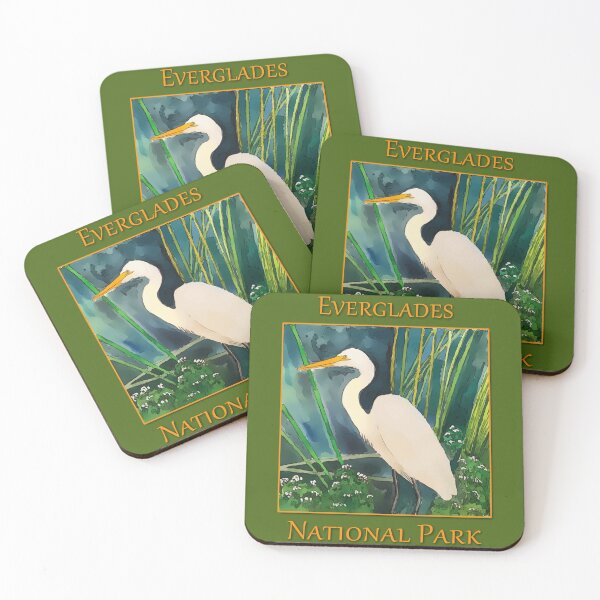 Item preview, Everglades National Park, Great Egret - WelshDesigns designed and sold by welshdesigns.