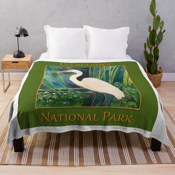 Item preview, Everglades National Park, Great Egret - WelshDesigns designed and sold by welshdesigns.