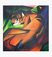 Tiger After Franz Marc Photographic Print