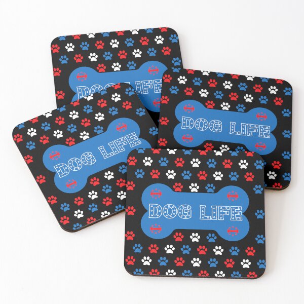 Item preview, Dog Life with Dog Paws and Dog Bone designed and sold by Sheepherder120.