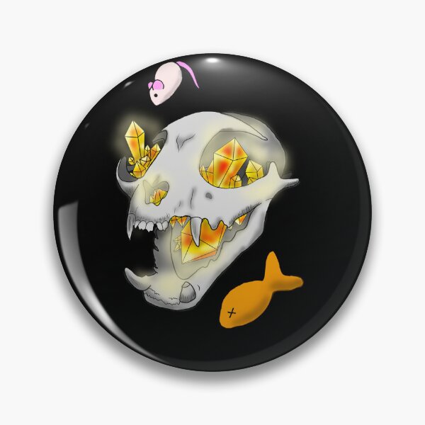 Item preview, Yellow catskull crystal  designed and sold by Aarilyne.