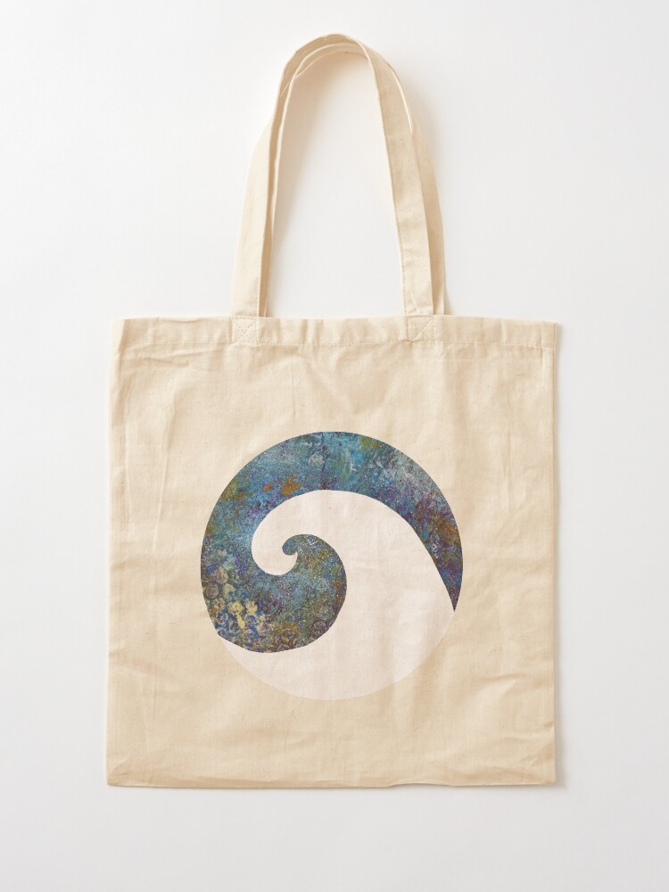 Thumbnail 2 of 5, Tote Bag, Street art style wave II designed and sold by GillianAdams.