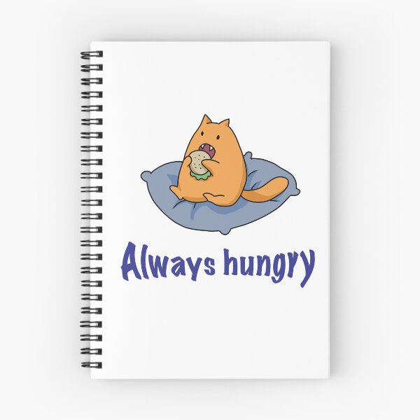 Item preview, Always hungry (white) designed and sold by Random--Designs.