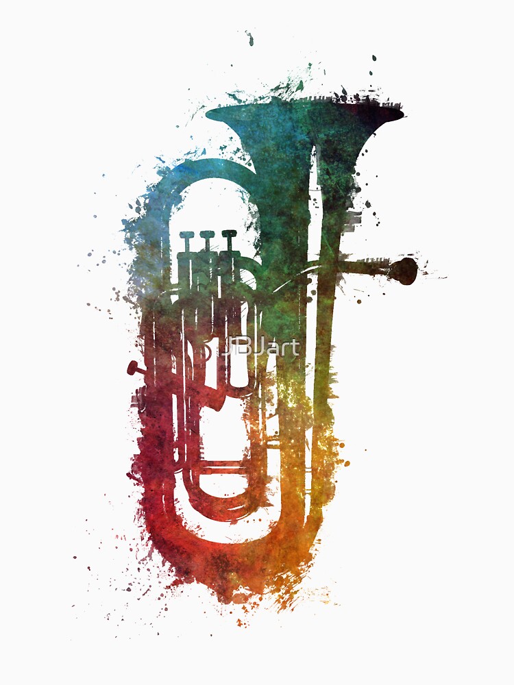 "euphonium music art" Tshirt for Sale by JBJart Redbubble euphonium tshirts baritone t