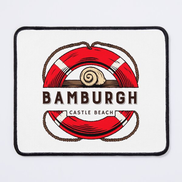 Item preview, Bamburgh Castle Beach Lifebelt designed and sold by MerchByCraig.