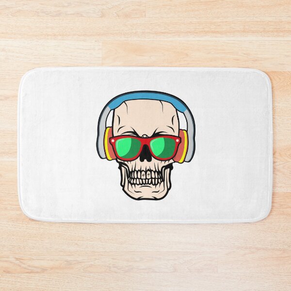 Item preview, Gamer Skull With Headphones and Sunglasses designed and sold by CreativeCranium.