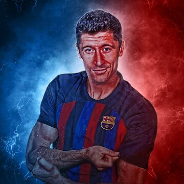 Robert Lewandowski FC Barcelona Graphic T-Shirt for Sale by AndreaFanou