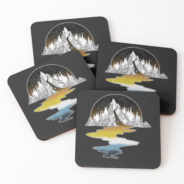 Item preview, Aroace LGBT River Mountain designed and sold by Clara Hollins.