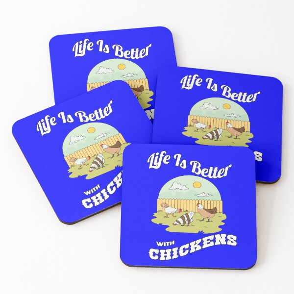 Item preview, Funny Chicken Lover Gift Life Is Better With Chickens designed and sold by fantasticdesign.