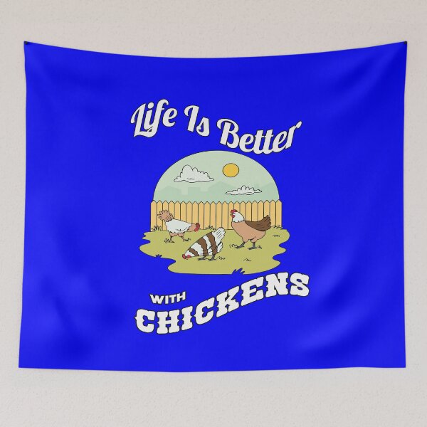 Item preview, Funny Chicken Lover Gift Life Is Better With Chickens designed and sold by fantasticdesign.