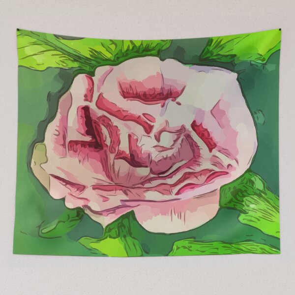 Item preview, Watercolor painted peonies flower - WelshDesigns designed and sold by welshdesigns.