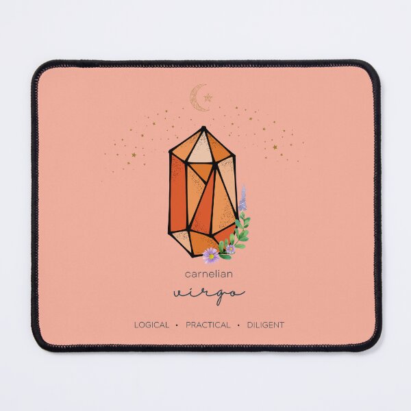 Item preview, Virgo Carnelian Zodiac Gemstone Tote Bag designed and sold by MagicWolfStar.