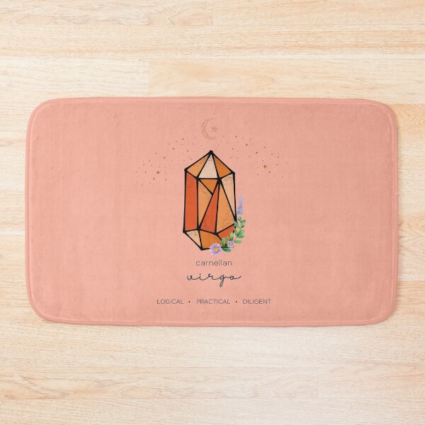 Item preview, Virgo Carnelian Zodiac Gemstone Tote Bag designed and sold by MagicWolfStar.