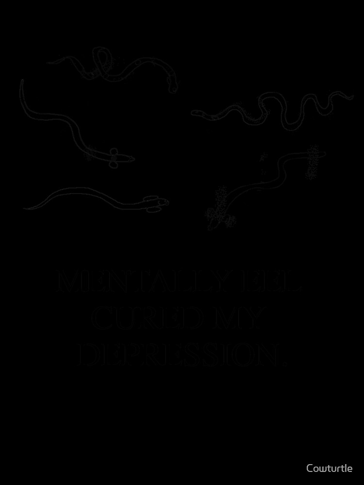 Thumbnail 7 of 7, Oversized T-Shirt, Mentally Eel Cured My Depression designed and sold by Cowturtle.