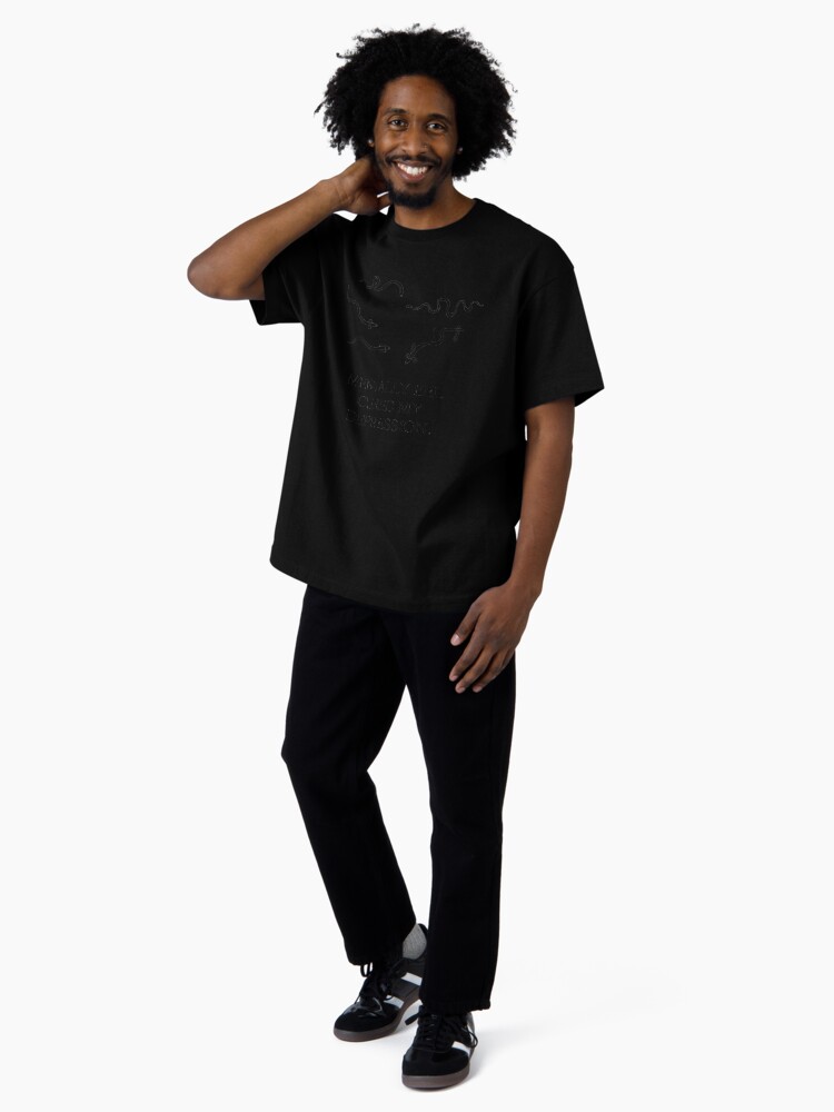 Thumbnail 4 of 7, Oversized T-Shirt, Mentally Eel Cured My Depression designed and sold by Cowturtle.