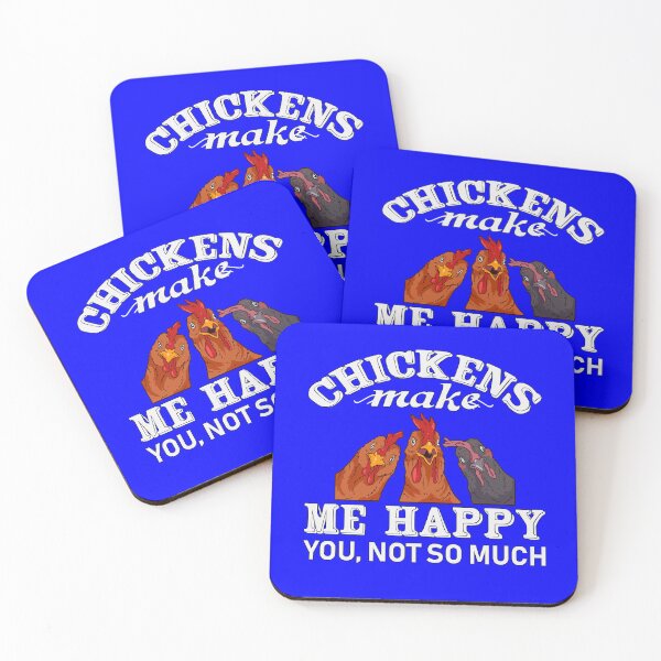 Item preview, Funny Chicken Lover Gift Chickens Make Me Happy You, Not So Much  designed and sold by fantasticdesign.