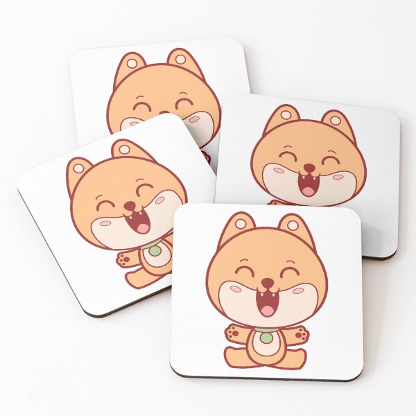Item preview, Happy Laughing Kawaii Brown Kitty Cat designed and sold by CreativeCranium.