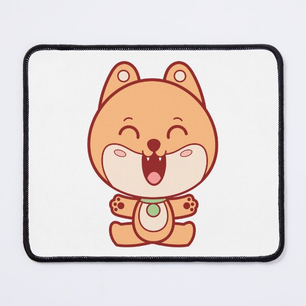Item preview, Happy Laughing Kawaii Brown Kitty Cat designed and sold by CreativeCranium.