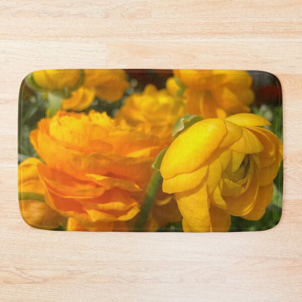 Item preview, Precious and Tender Orange and Gold Ranunculus  designed and sold by Photomersion.