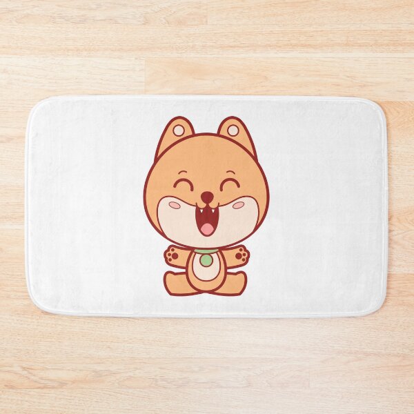 Item preview, Happy Laughing Kawaii Brown Kitty Cat designed and sold by CreativeCranium.