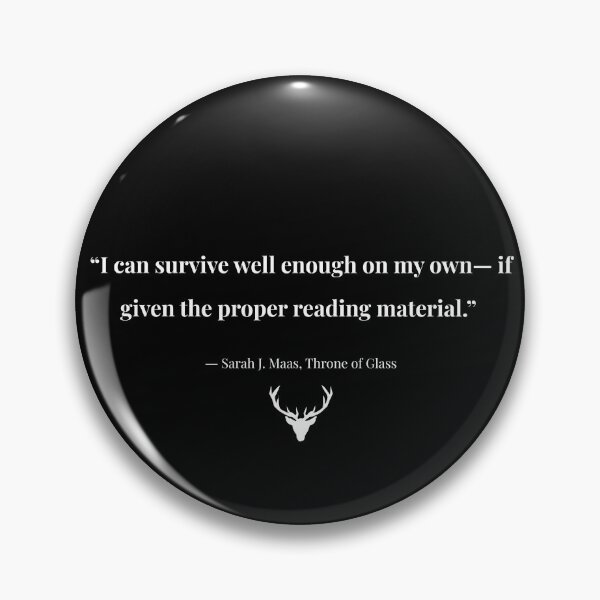 Item preview, I can survive well enough on my own— if given the proper reading material. designed and sold by annaspoljar.