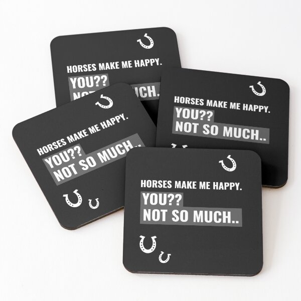 Item preview, Horses make me happy. YOU?? Not so much... designed and sold by Rodayna Elnaggar.