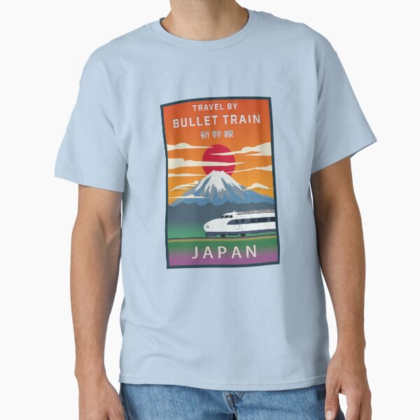 Vista previa del artículo con la obra «Viaja por Japón en tren bala - Serie 0 Shinkansen», diseñado y vendido por JonesyDave.