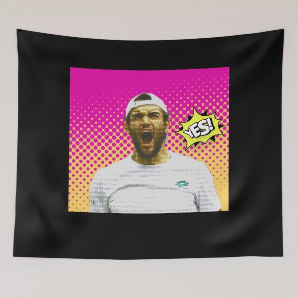 Item preview, Matteo Berrettini tennis pop art designed and sold by 20 Bucks.