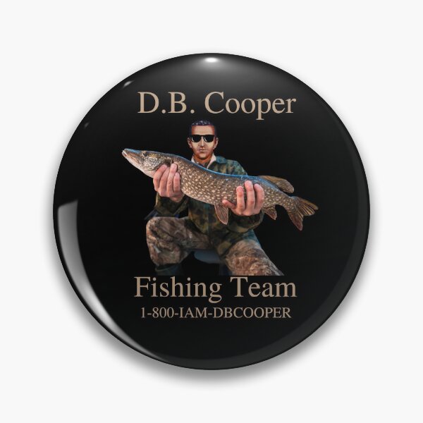 Item preview, D.B. Cooper Fishing Team 1-800-IAM-DBCOOPER  designed and sold by two7designs.
