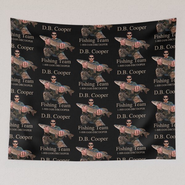 Item preview, D.B. Cooper Fishing Team 1-800-IAM-DBCOOPER  designed and sold by two7designs.