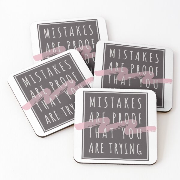 Item preview, Mistakes Are Proof Youre Trying designed and sold by PVDee.