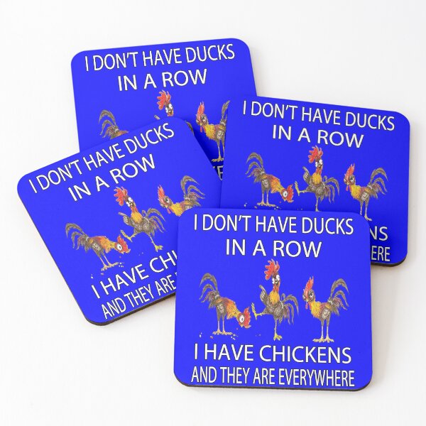 Item preview, Funny Chicken Lover Gift I Don’t Have Ducks In A Row designed and sold by fantasticdesign.