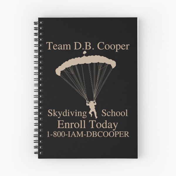 Item preview, Team D.B. Cooper Skydiving School 1-800-IAM-DBCOOPER  designed and sold by two7designs.