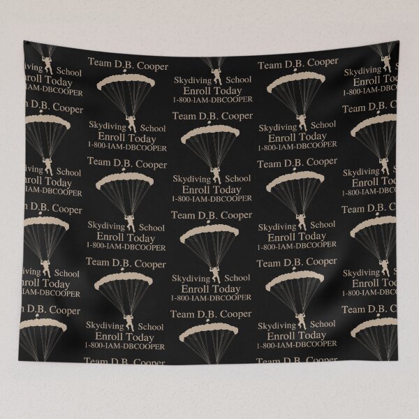 Item preview, Team D.B. Cooper Skydiving School 1-800-IAM-DBCOOPER  designed and sold by two7designs.