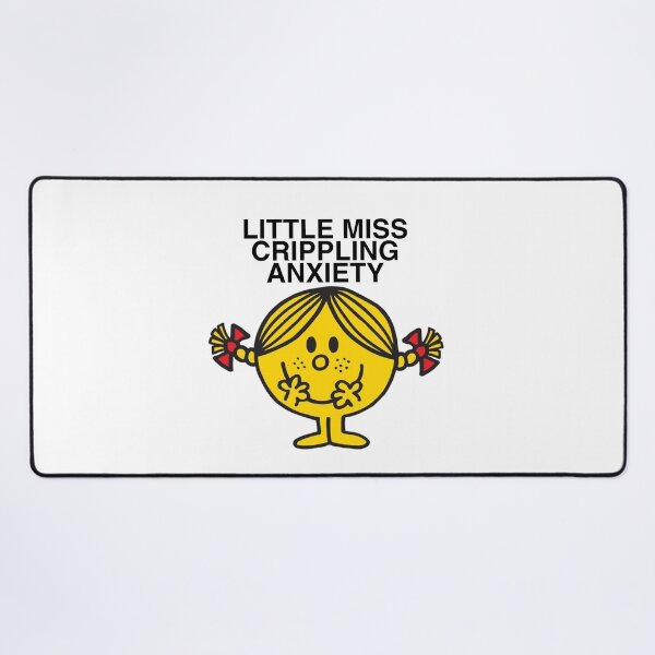 Item preview, little miss crippling anxiety designed and sold by heyjessicaho.