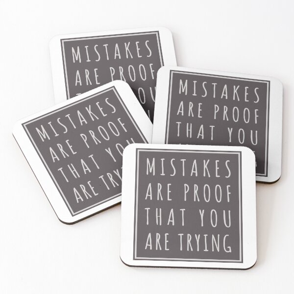 Item preview, Mistakes Are Proof Youre Trying designed and sold by PVDee.