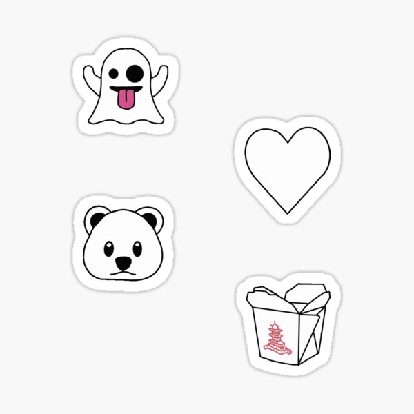Item preview, White Emojis  designed and sold by chbrwi.