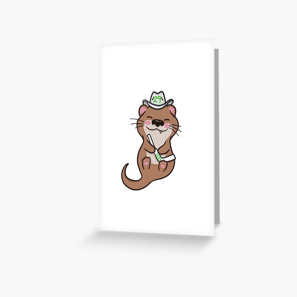 Item preview, Jake The Hockey Otter designed and sold by NikkyChiken.